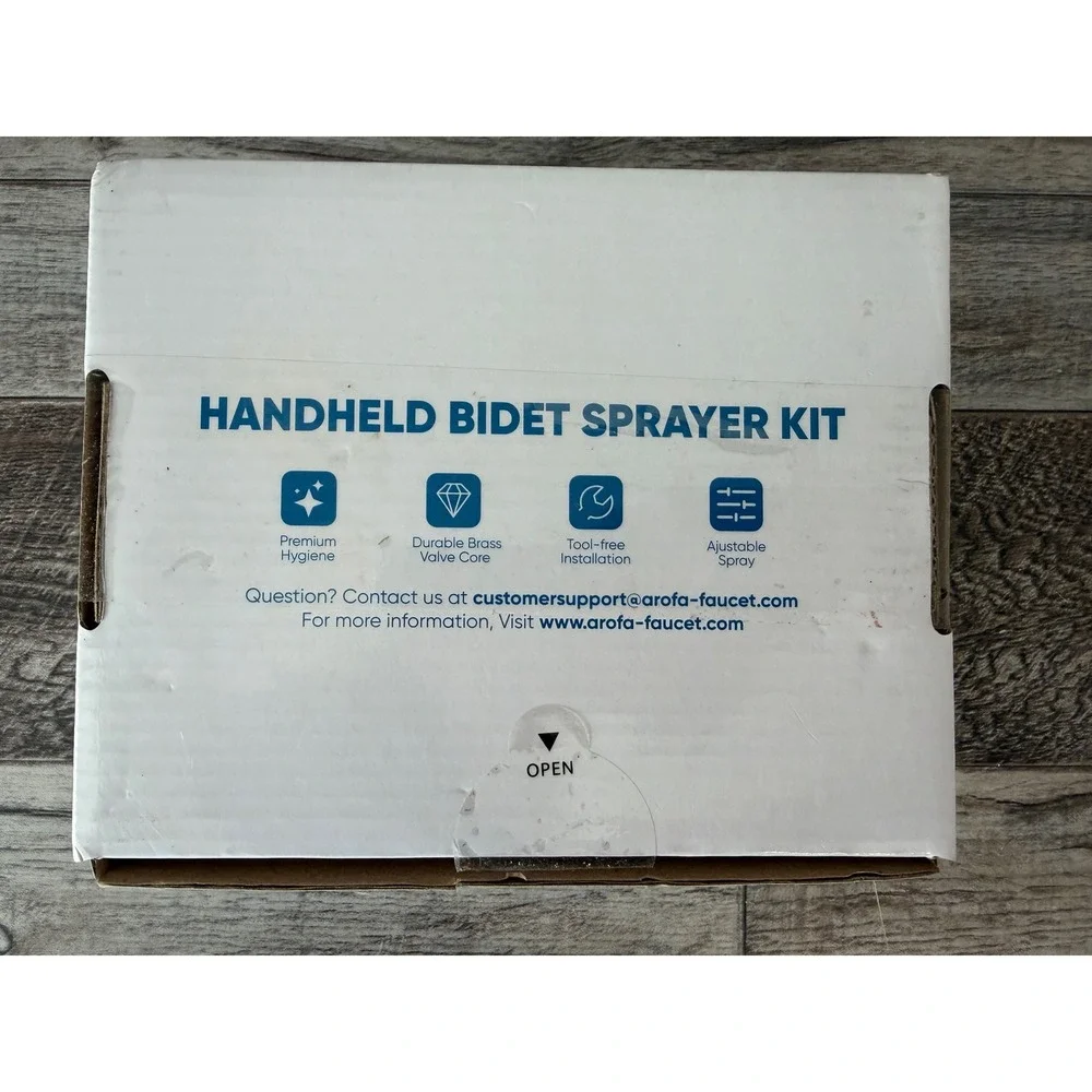 Arofa Handheld Bidet Sprayer Kit One Size Bathroom Hygiene Home Improvement